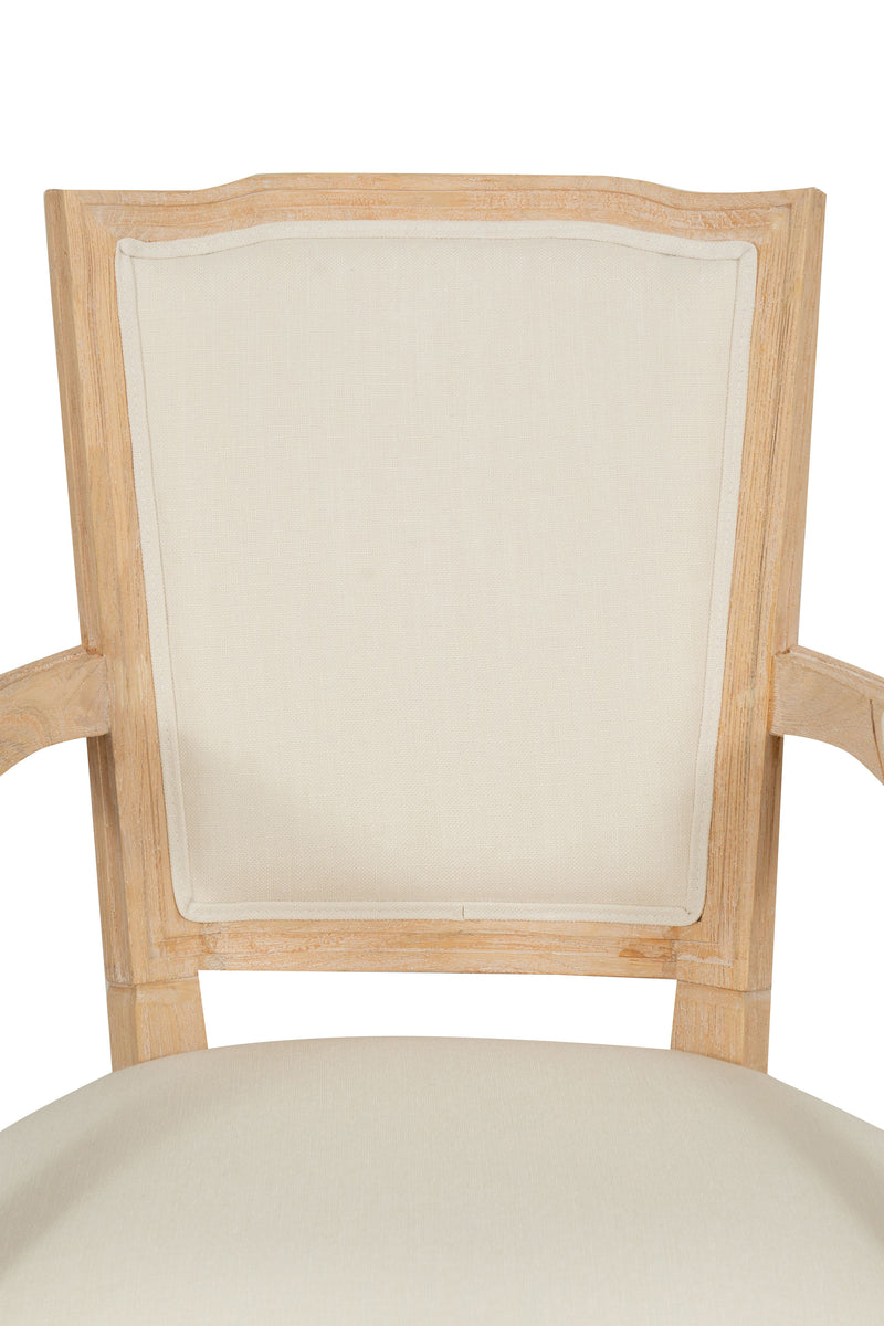 Biscottini Sedia imbottita in legno massello di olmo Poltrona dimensioni larghezza