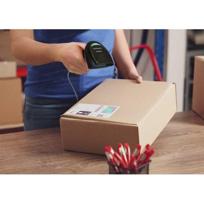 QD2220-BKK1 lettore di codici a barre Lettore di codici a barre portatile 1D Laser Nero