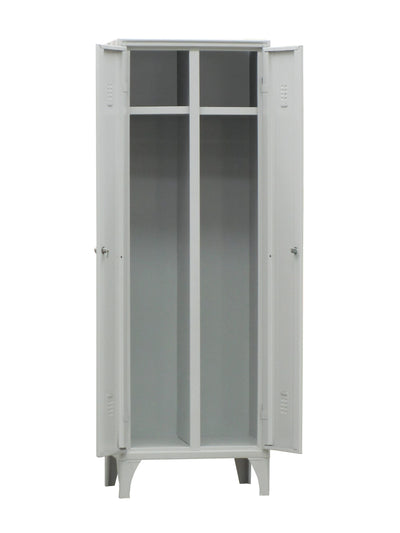 Armadietto spogliatoio monoblocco salva spazio a 2 ante cm. 50x50x180h