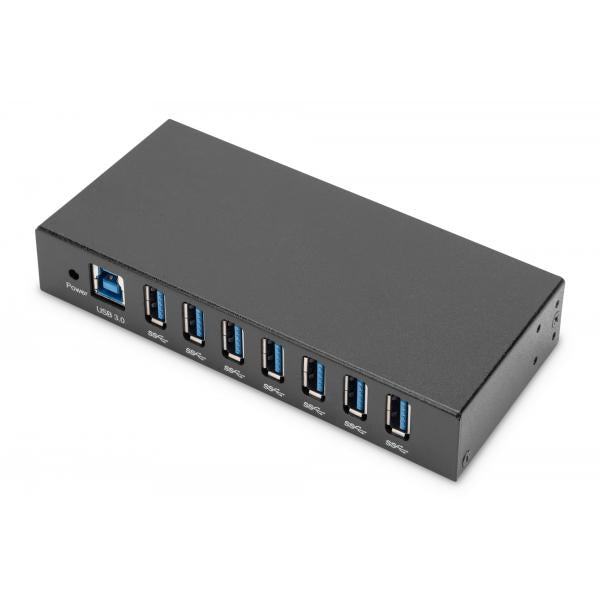 Hub Usb Digitus DA-70258 - hub di interfaccia USB 3.2 Gen 1 (3.1 Gen 1) Type-B - 5000 Mbit/s - Nero