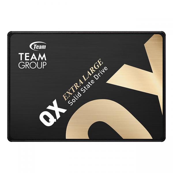 Team Group QX T253X7512G0C101 drives allo stato solido 512 GB 2.5 Serial ATA III SLC (Team 512GB QX SSD, 2.5, SATA3, 3D QLC NAND, R/W 560/500 MB/s, 7mm)