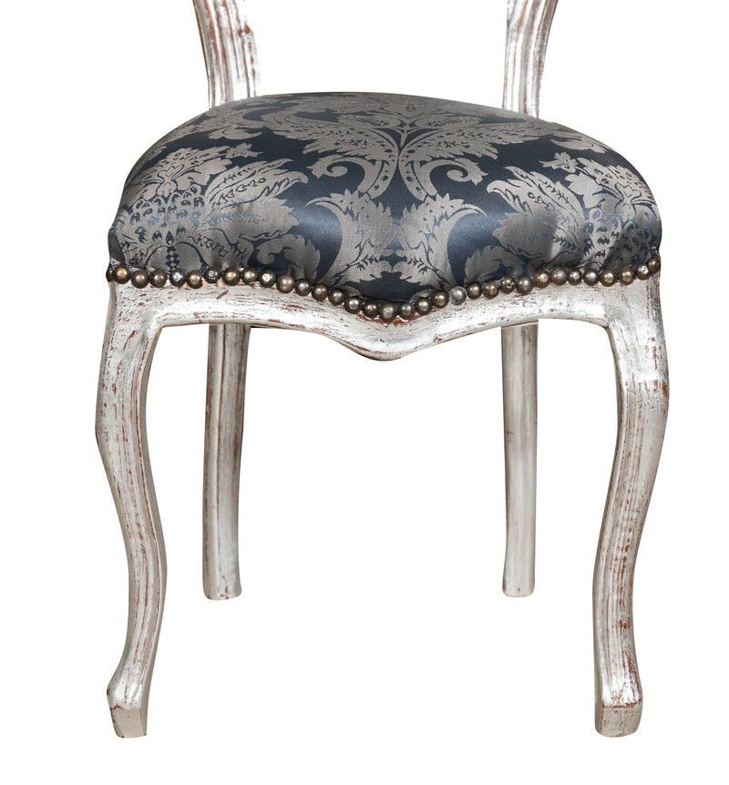 Biscottini SEDIA STILE FRANCESE LUIGI XVI IN LEGNO MASSELLO DI FAGGIO poltroncina XVI,