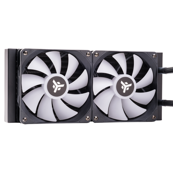 COOLER ITEK " EVOLIQ 240 V2 ARGB" 240MM (RAFF. A LIQUIDO) ARGB TRAMITE CONTROLLER O MB, PWM, SKT UNIVERSALE - ITLCEVOA240V2