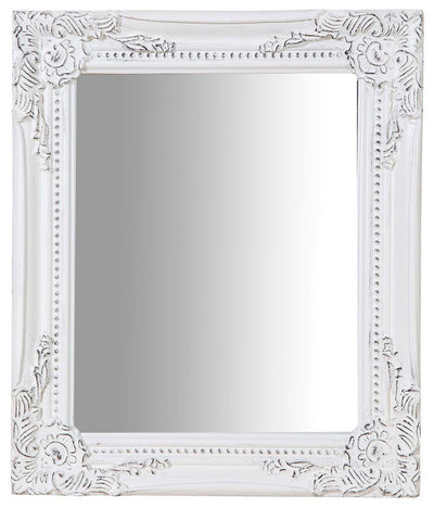 Biscottini Specchiera da appendere verticale/orizzontale L27xPR4xH32 cm finitura bianco anticato.