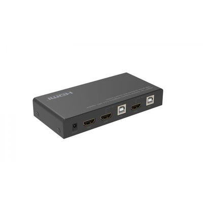 Microconnect MC-HDMIKVM0201-4K switch per keyboard-video-mouse [kvm] Nero (4K@60Hz HDMI KVM switch, 2x1, - 4:4:4 - Warranty: 300M)