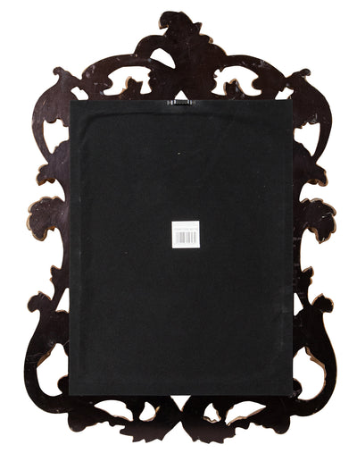 Biscottini Specchiera da appendere L46,8xPR3xH65 cm finitura foglia oro anticato. Specchio