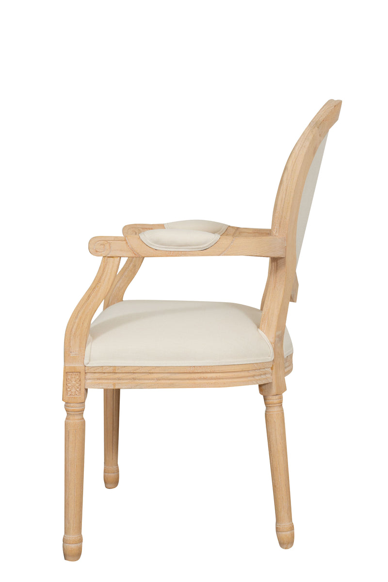 Biscottini Sedia imbottita in legno massello di olmo Poltrona dimensioni larghezza