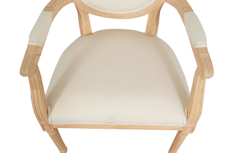 Biscottini Sedia imbottita in legno massello di olmo Poltrona dimensioni larghezza