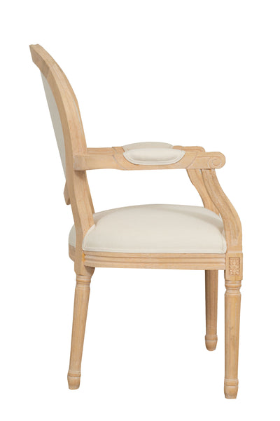 Biscottini Sedia imbottita in legno massello di olmo Poltrona dimensioni larghezza