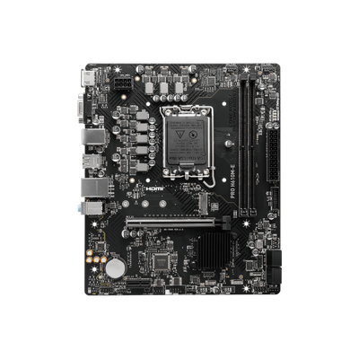 MSI PRO H610M-E - scheda madre - micro ATX - presa LGA1700 - chipset H610 - USB 3.2 Gen 1 - Gigabit LAN - grafica integrata (CPU richiesta)