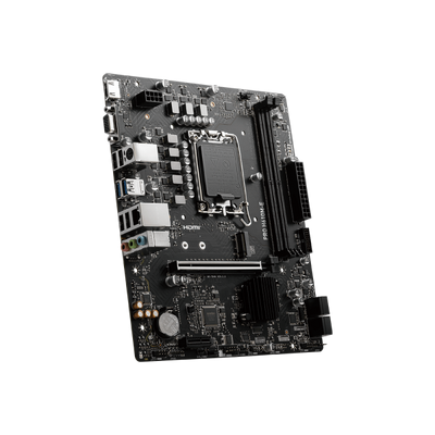 MSI PRO H610M-E - scheda madre - micro ATX - presa LGA1700 - chipset H610 - USB 3.2 Gen 1 - Gigabit LAN - grafica integrata (CPU richiesta)