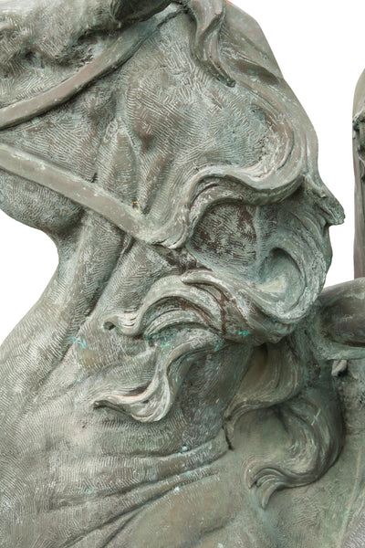 Biscottini Statua in fusione di bronzo L230xPR70xH220 cm Scultura dimensioni realizzazione