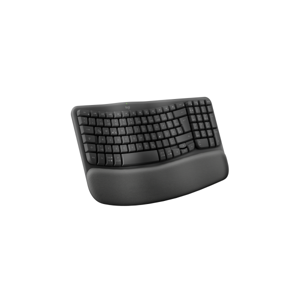 Logitech Ergo Series - Tastiera - wireless - 2,4 GHz, Bluetooth LE