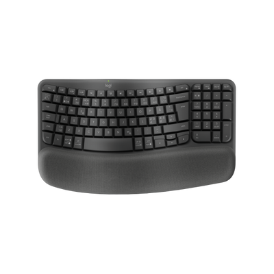 Logitech 920-012332 tastiera Ufficio RF senza fili + Bluetooth QWERTY Nordic Grafite (WAVE KEYS FOR BUSINESS GRAPHITE - PAN - 2.4GHZ/BT NORDIC-613 - B2B) - Versione Tedesca