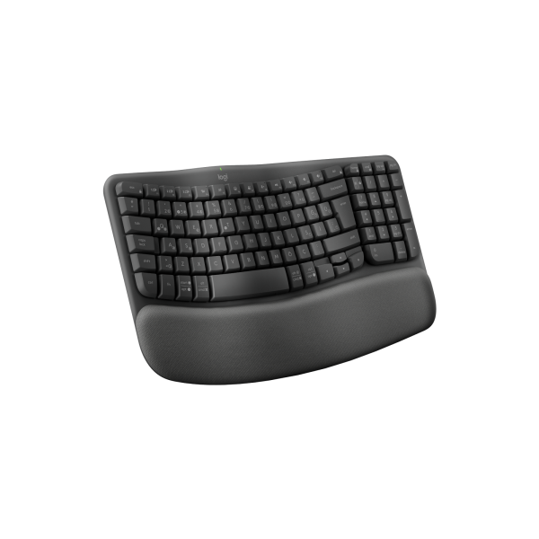 Logitech 920-012332 tastiera Ufficio RF senza fili + Bluetooth QWERTY Nordic Grafite (WAVE KEYS FOR BUSINESS GRAPHITE - PAN - 2.4GHZ/BT NORDIC-613 - B2B) - Versione Tedesca