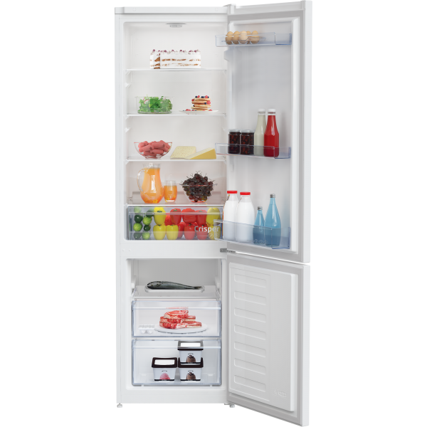 Beko Frigo Combinato Statico 295lt Minfrost E 54cm Bianco Rcsa300k40wn