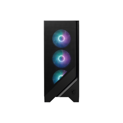 MSI MAG FORGE 320R AIRFLOW computer case Micro Tower Nero, Trasparente