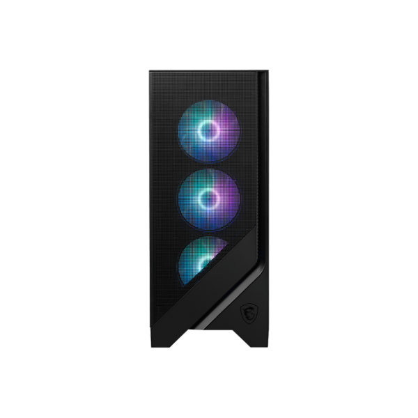 MSI MAG FORGE 320R AIRFLOW computer case Micro Tower Nero, Trasparente