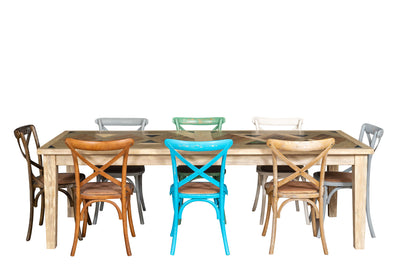 Biscottini Sedia Thonet in massello di frassino e seduta rattan finitura bianca anticata