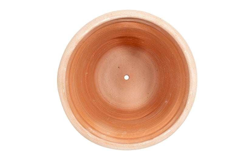 Biscottini Set 2 vasi in Terracotta 100% Made in Italy interamente Lavorati a Mano