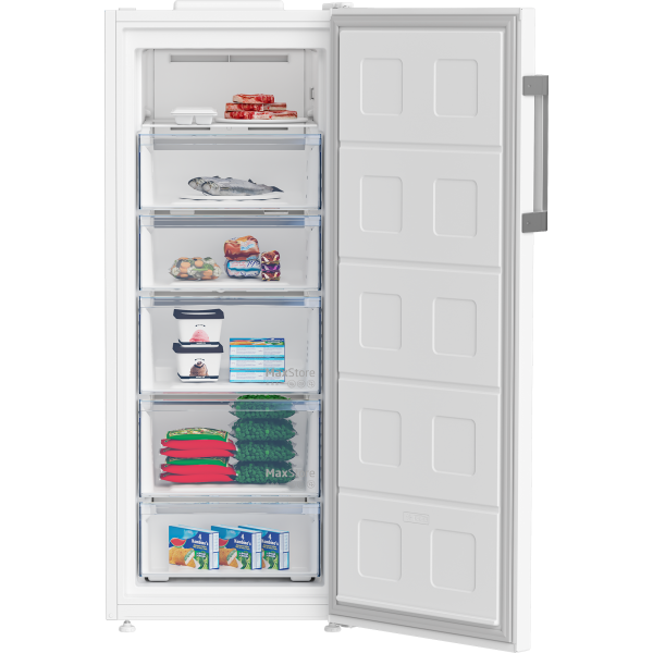 Beko Congelatore Verticale 271lt E Totalnofrost 5cas.bianco B3rfne274w