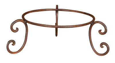 Biscottini BASE PORTAVASI IN FERRO BATTUTO pieno forgiato mano Offerta Speciale Qualità