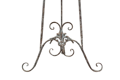 Biscottini Portaquadro in ferro battuto finitura ruggine anticata L53xPR96xH150 cm