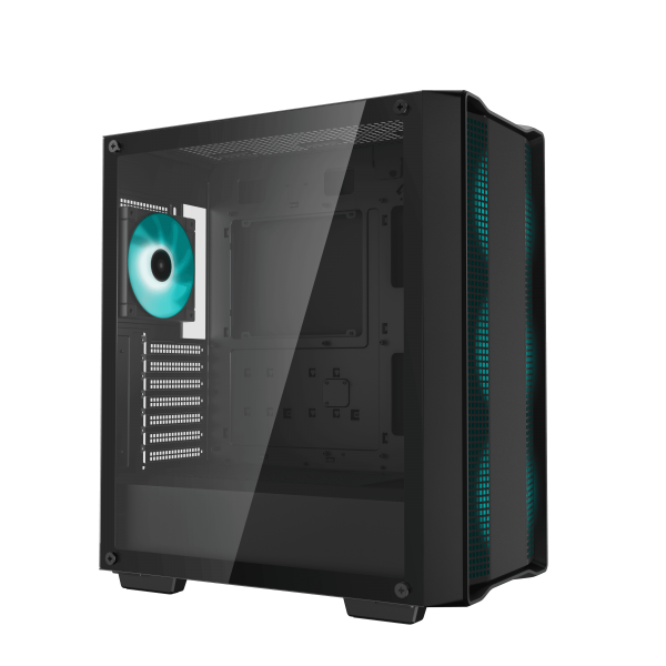 CASE MID TOWER CC560 V2 BLK 3+1x120 LED