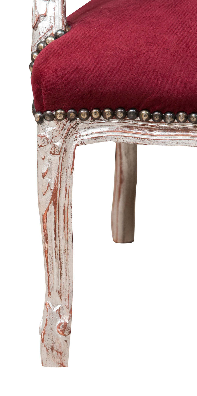 Biscottini Poltrona stile francese Luigi XVI in legno massello di faggio XVI, faggio,