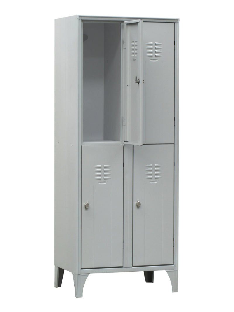 Armadietto multi vano per spogliatoio a 6 posti sovrapposti cm. 90x50x180h