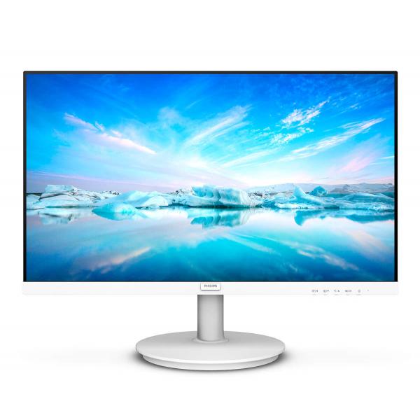 Philips Monitor 24" Ips Fhd Multimediale Vga/hdmi Bianco 241v8aw/00