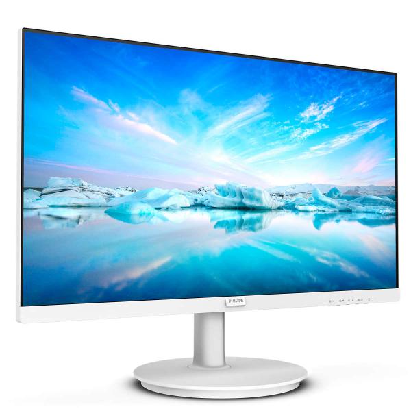 Philips Monitor 24" Ips Fhd Multimediale Vga/hdmi Bianco 241v8aw/00