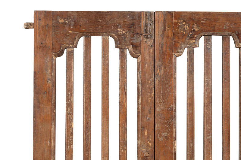Biscottini Porta portone in legno massello e ferro da interno o da esterno vecchia e antica medievale scorrevole
