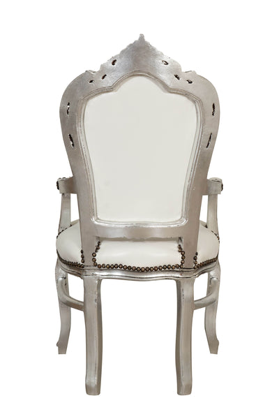 Biscottini Poltrona stile francese Luigi XVI in legno massello di faggio XVI, faggio,