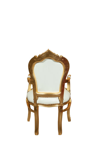 Biscottini Poltrona stile francese Luigi XVI in legno massello di faggio XVI, faggio,