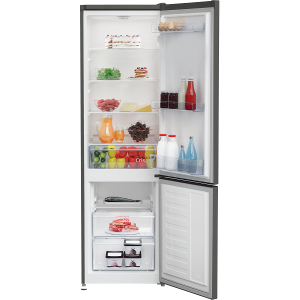 Beko Frigo Combinato Statico 295lt Minfrost E 54cm Grigio Rcsa300k40gn