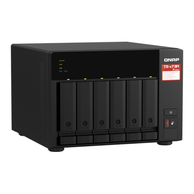 QNAP TS-673A NAS Tower Collegamento ethernet LAN Antracite V1500B