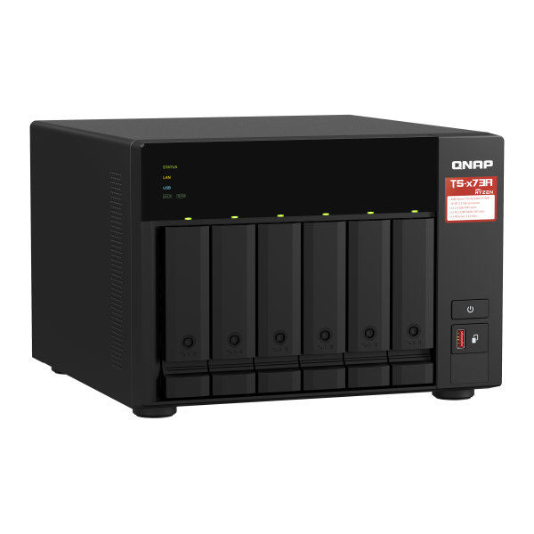 QNAP TS-673A NAS Tower Collegamento ethernet LAN Antracite V1500B