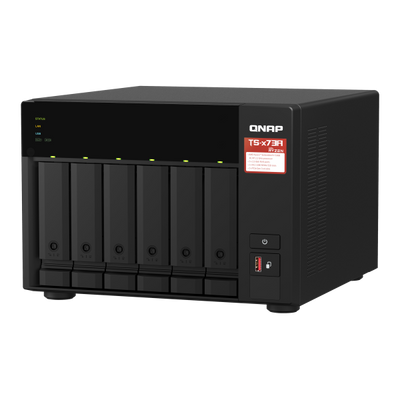 QNAP TS-673A NAS Tower Collegamento ethernet LAN Antracite V1500B