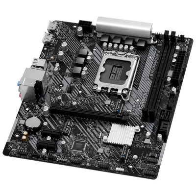 ASRock B760M-H/M.2 - Motherboard - micro ATX - LGA1700-Sockel - B760 Chipsatz - USB-C 3.2 Gen 1, USB 3.2 Gen 1 - Gigabit LAN - Onboard-Grafik (CPU erforderlich)