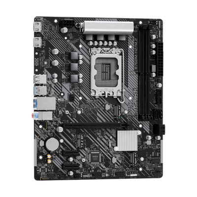 ASRock B760M-H/M.2 - Motherboard - micro ATX - LGA1700-Sockel - B760 Chipsatz - USB-C 3.2 Gen 1, USB 3.2 Gen 1 - Gigabit LAN - Onboard-Grafik (CPU erforderlich)