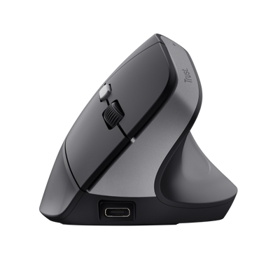 Mouse wireless Ergonomico Trust Bayo II - Mano destra - Verticale - RF Wireless - Ottico - 2400 DPI