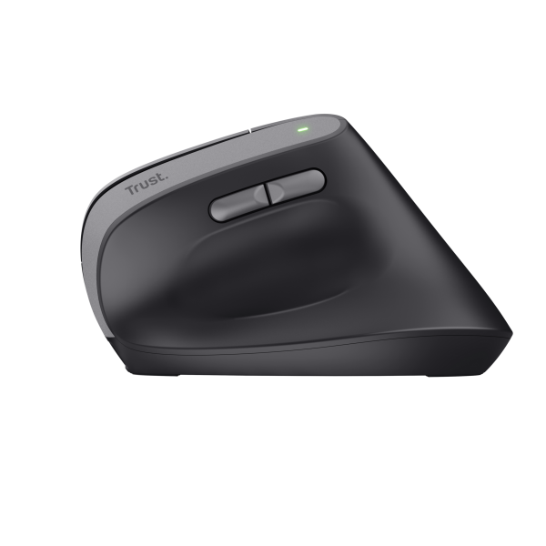 Mouse wireless Ergonomico Trust Bayo II - Mano destra - Verticale - RF Wireless - Ottico - 2400 DPI