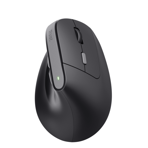 Mouse wireless Ergonomico Trust Bayo II - Mano destra - Verticale - RF Wireless - Ottico - 2400 DPI