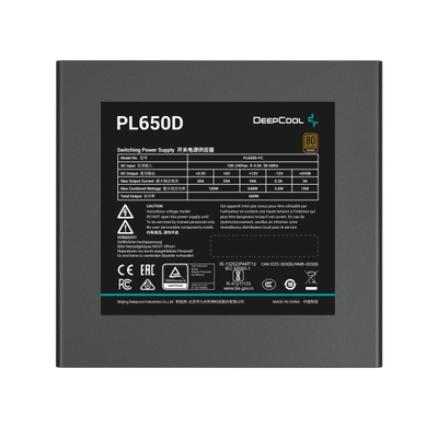 ALIM. DEEPCOOL 650W BRONZE 80 P. ATX 3.0