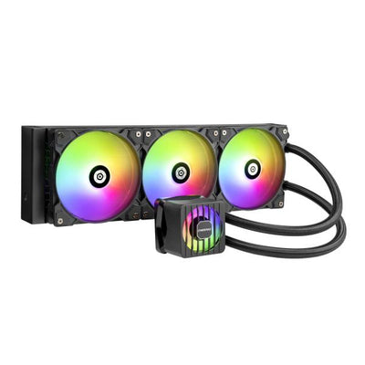 Enermax ELC-LMF360T-ARGB sistema di raffreddamento per computer Processore Raffreddatore di liquidi tutto in uno 12 cm Nero 2 pz