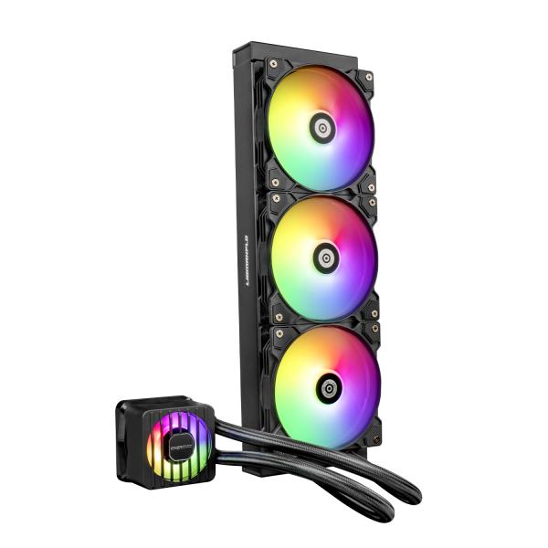 Enermax ELC-LMF360T-ARGB sistema di raffreddamento per computer Processore Raffreddatore di liquidi tutto in uno 12 cm Nero 2 pz