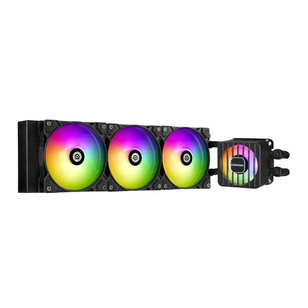 Enermax ELC-LMF360T-ARGB sistema di raffreddamento per computer Processore Raffreddatore di liquidi tutto in uno 12 cm Nero 2 pz