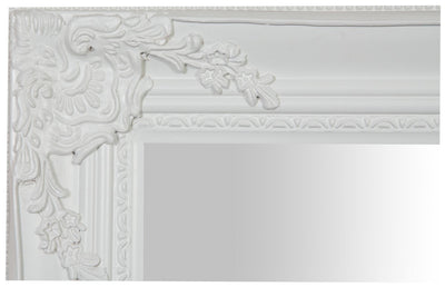 Biscottini Specchiera da appendere verticale/orizzontale L62xPR4xH82 cm finitura bianco anticato.