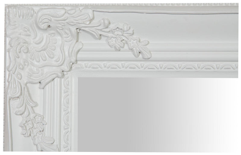 Biscottini Specchiera da appendere verticale/orizzontale L62xPR4xH82 cm finitura bianco anticato.